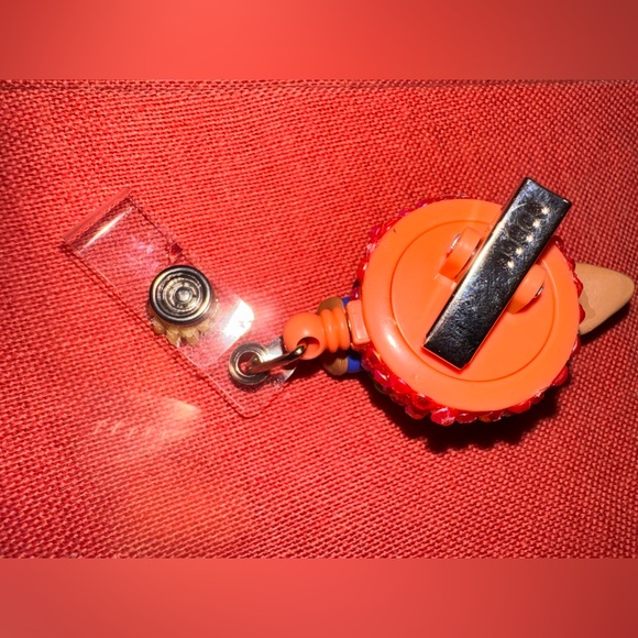 Charming Doll Keychain with Blue Overalls and Brown Hair - Picture 6 of 6